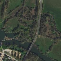 Vue satellite de Aire d’accueil camping-car de Villevêque à Rives-du-Loir-en-Anjou