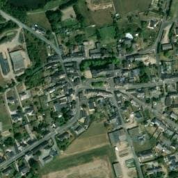 Vue satellite de Aire de service du Bourg - Freigné à Vallons-de-l'Erdre