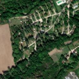 Vue satellite de Camping Huttopia Les Châteaux à Tour-en-Sologne