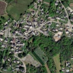 Vue satellite de Aire de stationnement de Brillac à Saint-Armel