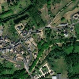 Vue satellite de Camping municipal - Le Pont des Fées à La Lande-Chasles