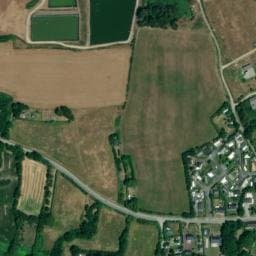 Vue satellite de Camp de Loisirs Prat Bras à Muzillac