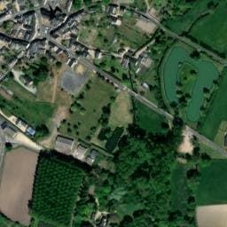 Vue satellite de Aire de camping-car à La Lande-Chasles à La Lande-Chasles