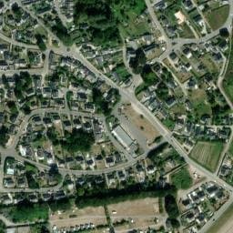 Vue satellite de Le Port Blanc à Plouharnel