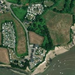 Vue satellite de Camping de Cromenac'h à Ambon