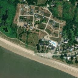 Vue satellite de Camping Le Bédume à Muzillac
