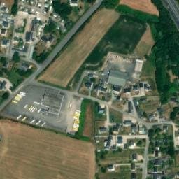 Vue satellite de Camping Domaine de la Croix Neuve à La Roche-Bernard