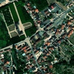 Vue satellite de Aire de camping-car à Fontaine-Française à Fontaine-Française