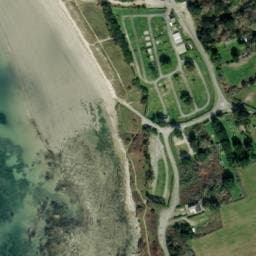 Vue satellite de Camping du Kerver à Larmor-Baden