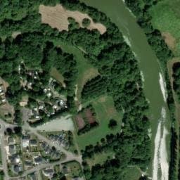 Vue satellite de Camping Saint Clair à Quilly