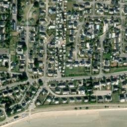 Vue satellite de Camping de la plage (2) à Le Tour-du-Parc