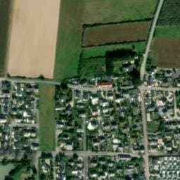 Vue satellite de Camping Ty Breiz à Damgan