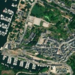 Vue satellite de Aire de camping-car à Nivillac à Nivillac