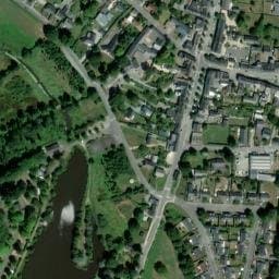 Vue satellite de Camping de la Forêt à Blain