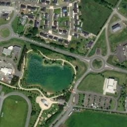 Vue satellite de Aire de camping-car à Val d'Erdre-Auxence à Val d'Erdre-Auxence