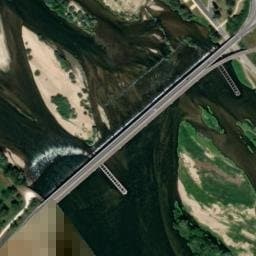 Vue satellite de Neuvy-sur-Loire - Chemin des Mariniers à Thou