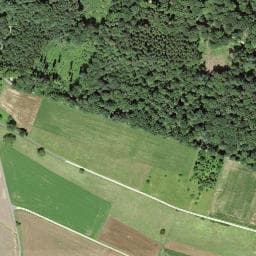 Vue satellite de Waldhütte im Vogelsand à Huningue