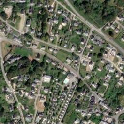 Vue satellite de Camping du Gohvelin à Larmor-Baden