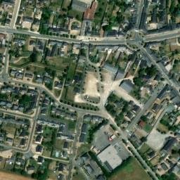 Vue satellite de Aire de camping-cars de Noyant à La Pellerine