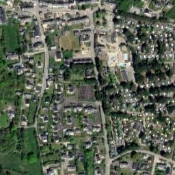 Vue satellite de Manoir de Ker an Poul à Le Tour-du-Parc