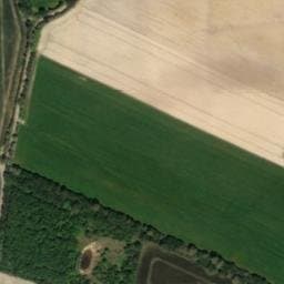 Vue satellite de Camping de Villemoisan à Bécon-les-Granits