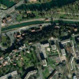 Vue satellite de Aire de Camping-cars : Port de Plaisance à Courcelles-lès-Montbéliard