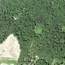 Vue satellite de Waldhütte Langenboden à Huningue