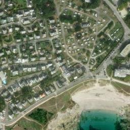 Vue satellite de Camping municipal du Goviro à Quiberon