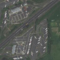 Vue satellite de Aire de camping-car à Monnaie à Monnaie