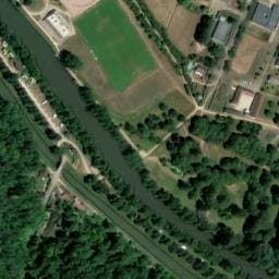 Vue satellite de Aire de camping-car à Clamecy à Clamecy