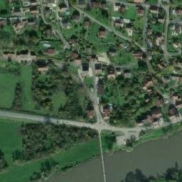 Vue satellite de Aire de camping-cars au bord du Doubs à Blussangeaux
