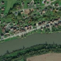 Vue satellite de Aire de camping-cars au bord du Doubs à Longevelle-sur-Doubs