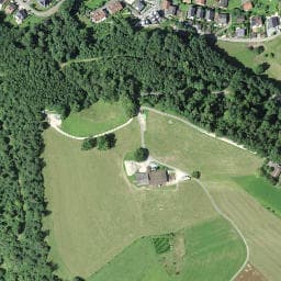 Vue satellite de Waldhütte By dä Lindä à Leymen