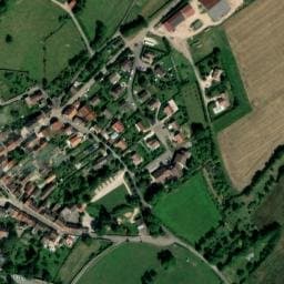 Vue satellite de Camping Municipal de Saint-Seine-l'Abbaye à Saint-Seine-l'Abbaye