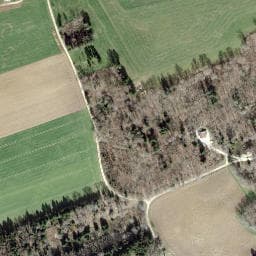 Vue satellite de Cabane forestière de Bure à Croix