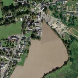 Vue satellite de Aire de camping cars de la Mairie à Assérac