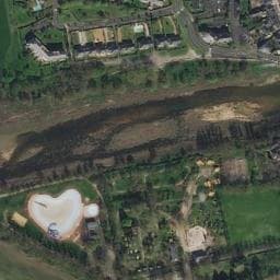 Vue satellite de Slow Village Les Ponts-de-Cé à Saint-Melaine-sur-Aubance