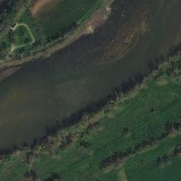 Vue satellite de Nature Camp Anjou à Saint-Melaine-sur-Aubance