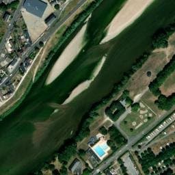 Vue satellite de Aire de camping-car à Amboise à Amboise