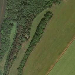 Vue satellite de Lavoir et Fontaine d'Étaules à Étaules
