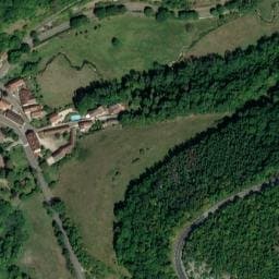 Vue satellite de Fontaine de Val-Suzon à Val-Suzon
