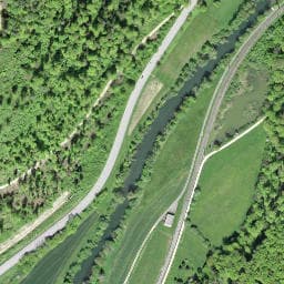 Vue satellite de Waldhütte der Stadtbürgergemeinde Laufen à Biederthal