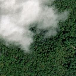Vue satellite de Résurgence du Ru Blanc à Saint-Martin-du-Mont