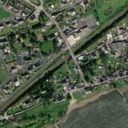 Vue satellite de Aire de stationnement - Le Fresne sur Loire - La Bastille à Montrelais