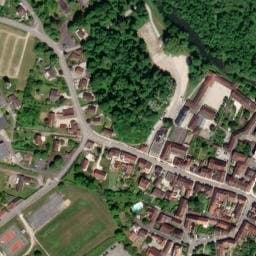 Vue satellite de Aire de camping-car à Savolles à Savolles