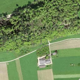 Vue satellite de Fontaine d'Hinterfeld à Neuwiller