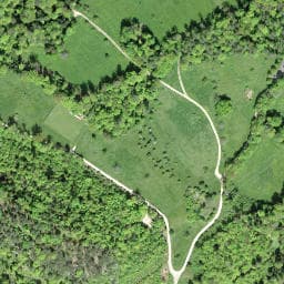 Vue satellite de Waldhütte Eggfels à Biederthal