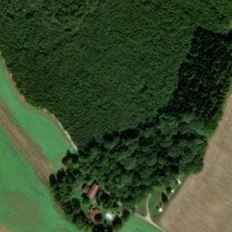 Vue satellite de Camping de la Tuilerie à Boult