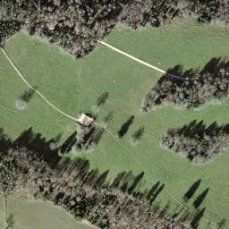 Vue satellite de Refuge du Cerneux à Lucelle