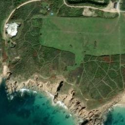 Vue satellite de Camping à Île-d'Houat à Île-d'Houat